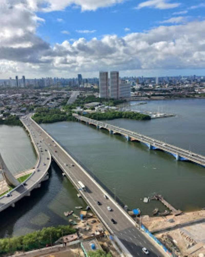 Flat Ao Lado Do Rio Mar No Edf Beach Class Excelsior Por Yolo Recife Kültér fotó