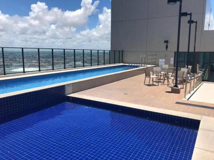 Flat Ao Lado Do Rio Mar No Edf Beach Class Excelsior Por Yolo Recife Kültér fotó