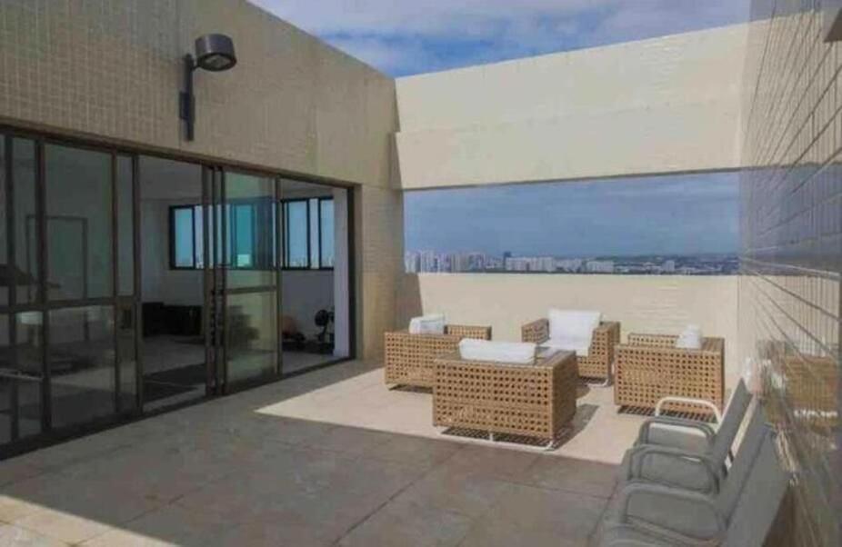 Flat Ao Lado Do Rio Mar No Edf Beach Class Excelsior Por Yolo Recife Kültér fotó